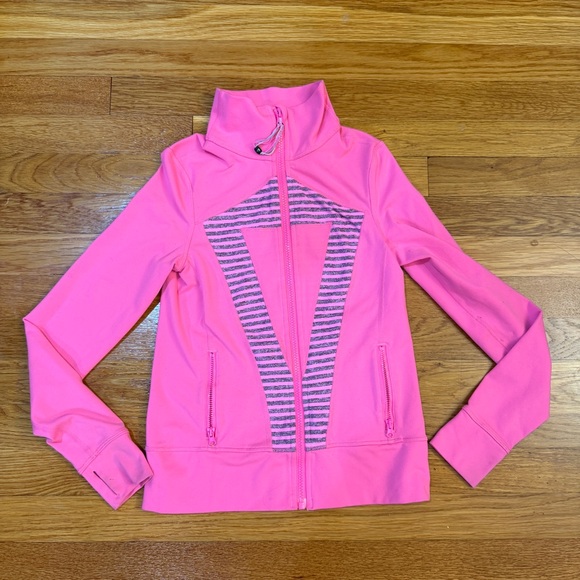 Ivivva Other - Ivivva (Lululemon) Define Style Jacket in Pink with Gray - Size 10